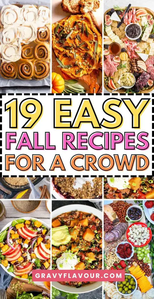 Fall Recipes for a Crowd