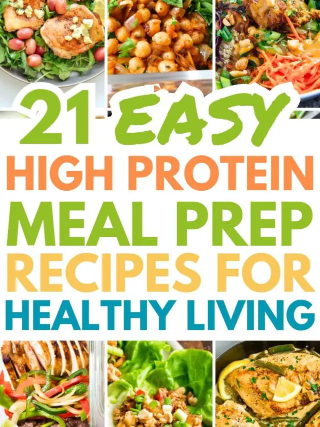 Easy High Protein Meal Prep Recipes