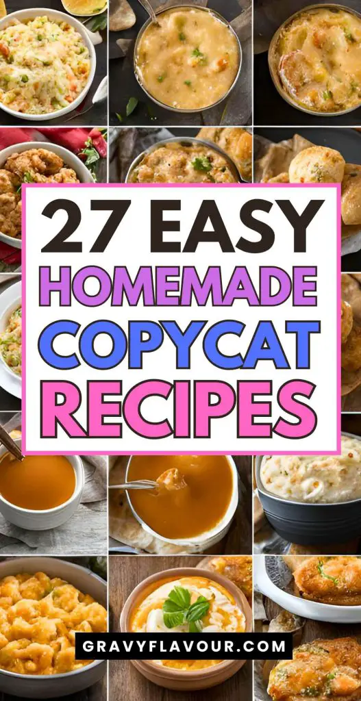 Easy Homemade Copycat Recipes