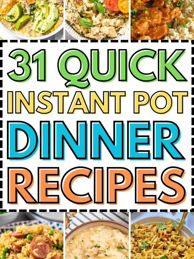 31 Quick Instant Pot Dinner Recipes