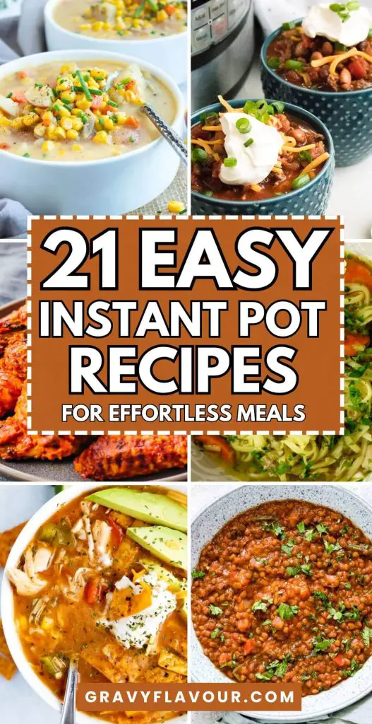 Easy Instant Pot Recipes