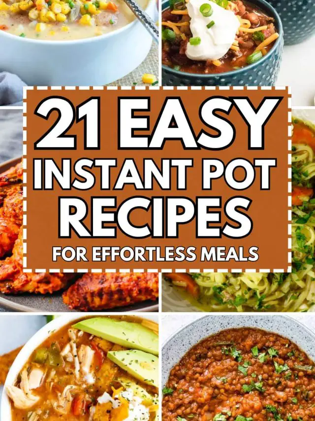 Easy Instant Pot Recipes