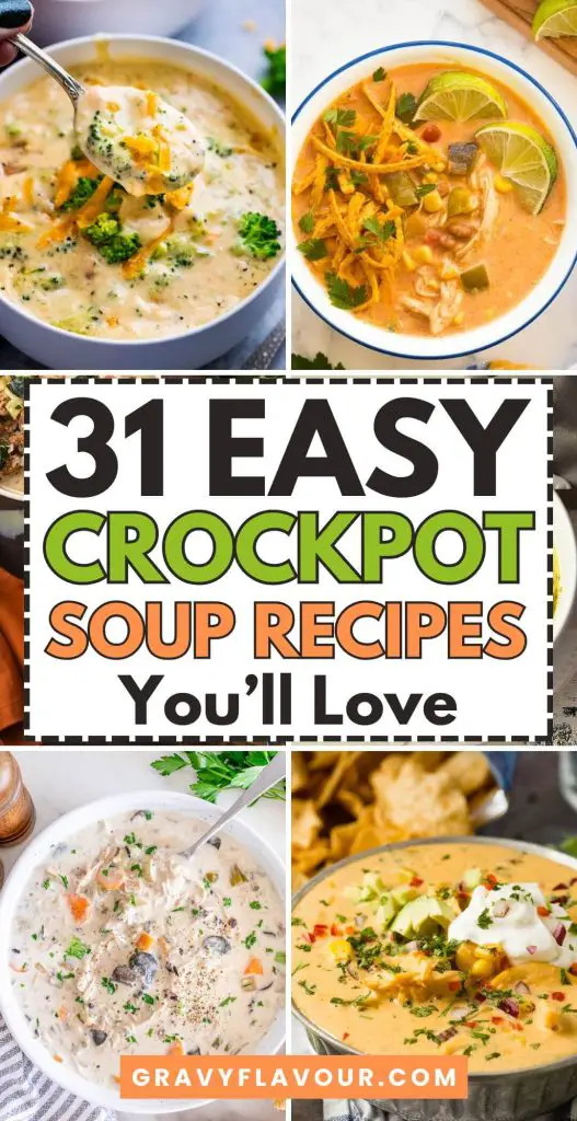 Easy Crockpot Soup Recipes