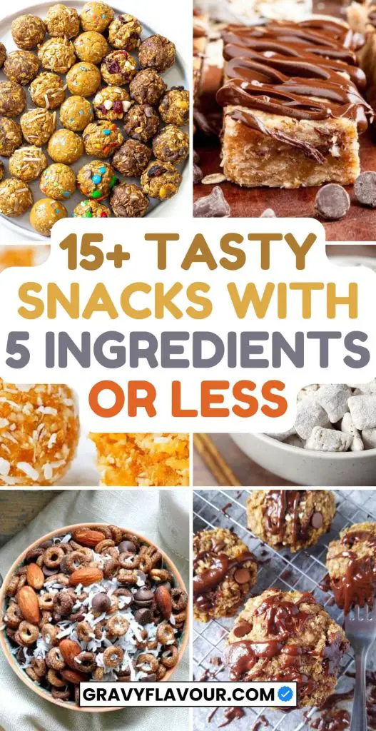 Snacks with 5 Ingredients or Less