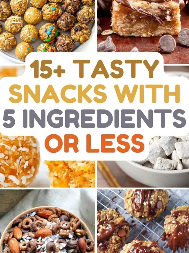 Snacks with 5 Ingredients or Less