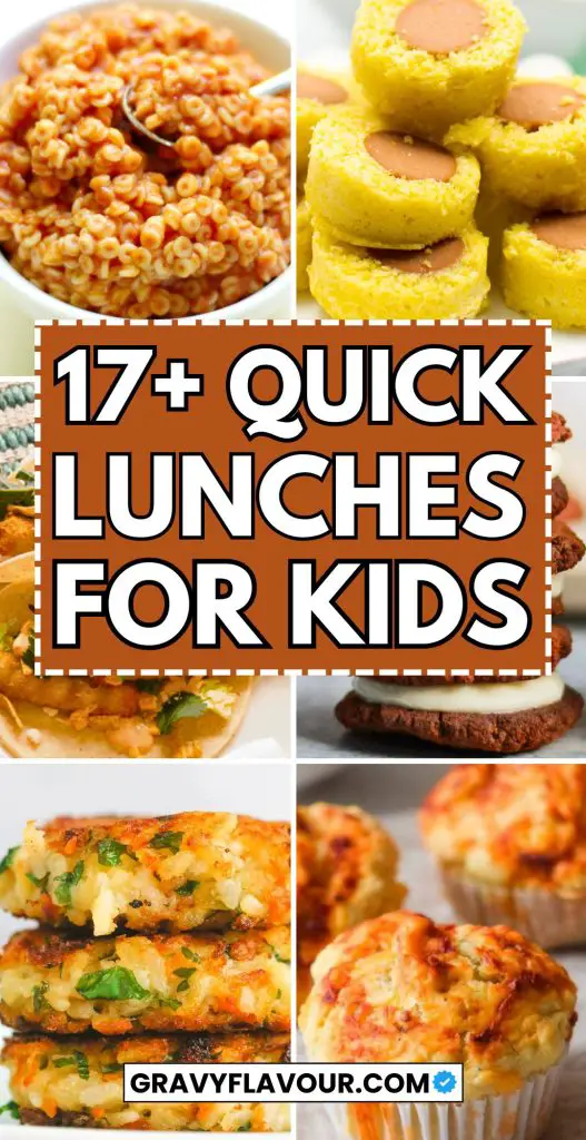 Quick lunches for kids