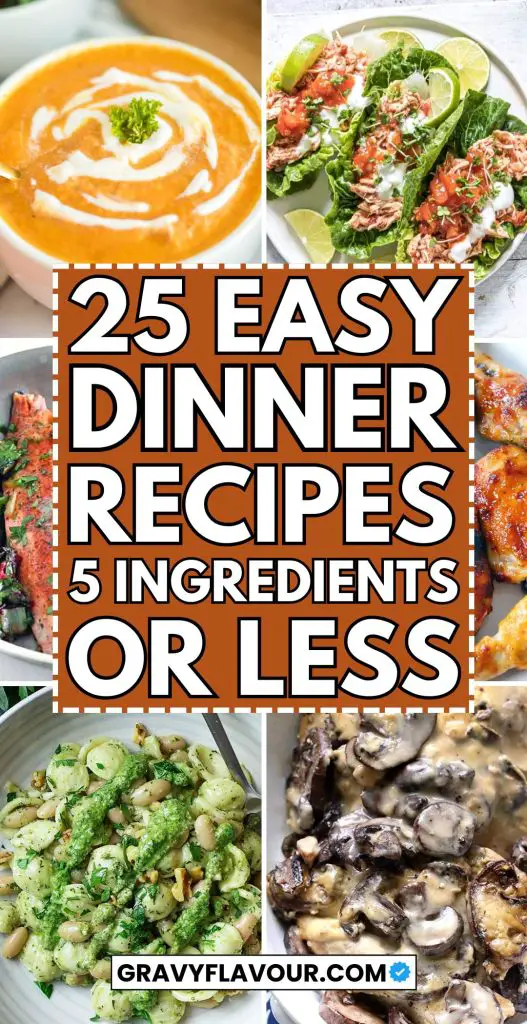 Dinner Recipes With 5 Ingredients Or Less