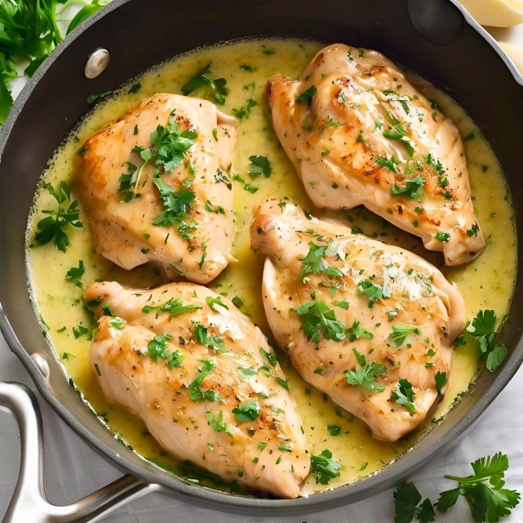 4 Ingredient Garlic Butter Chicken Recipe