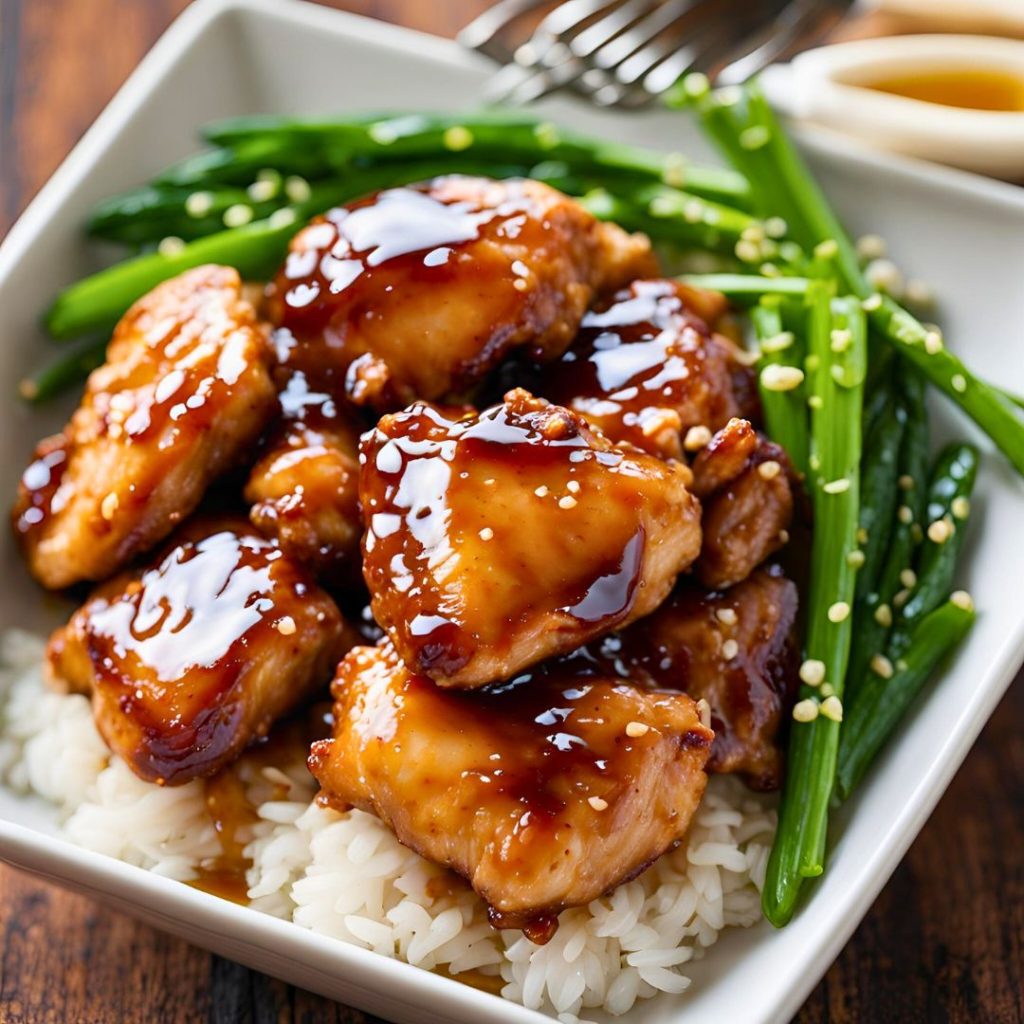 4-Ingredient Honey Garlic Chicken