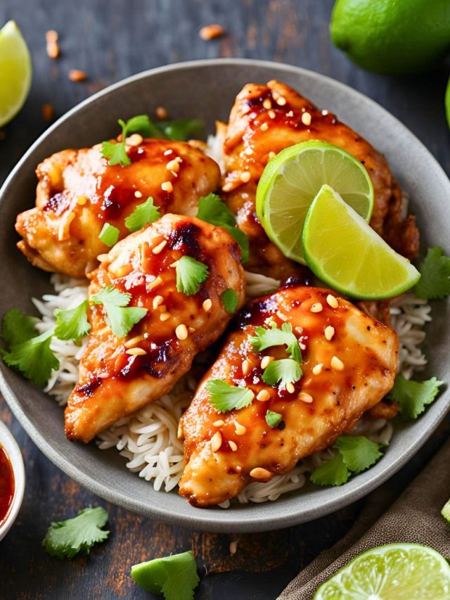 4-Ingredient Sweet Chili Lime Chicken