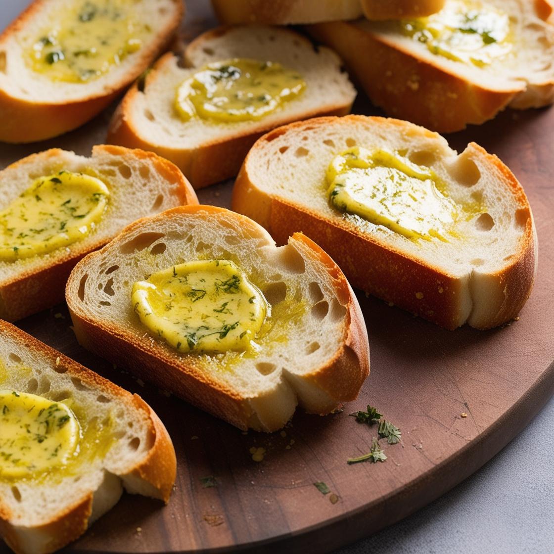 Easy Homemade Garlic Bread with Sliced Bread