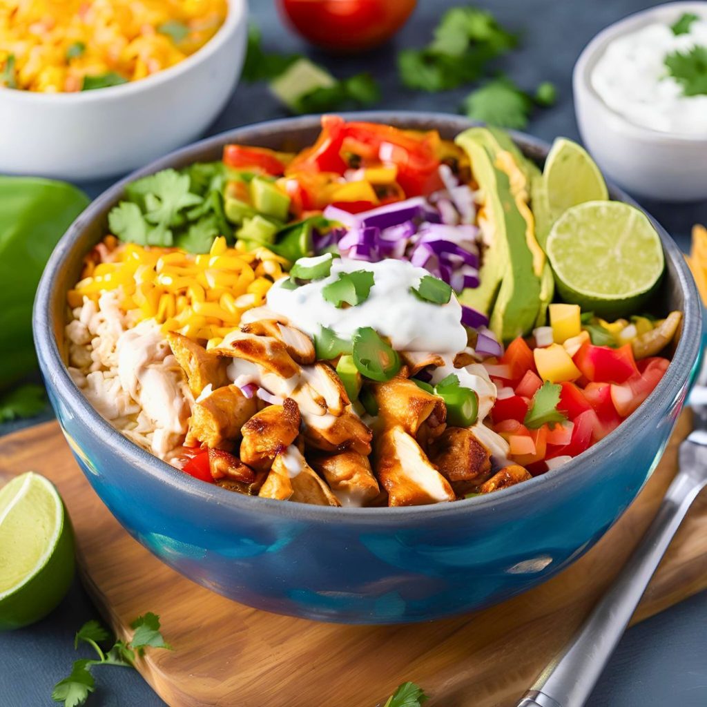 Chicken Fajita Burrito Bowl