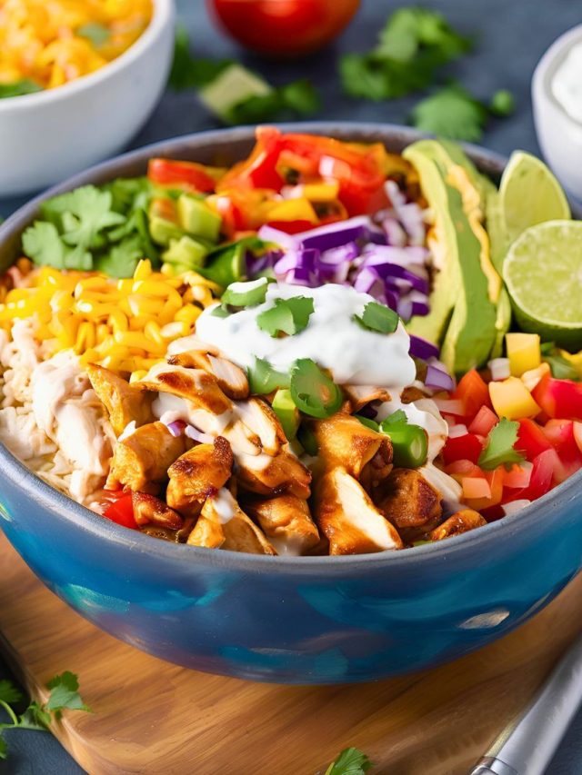 Chicken Fajita Burrito Bowl
