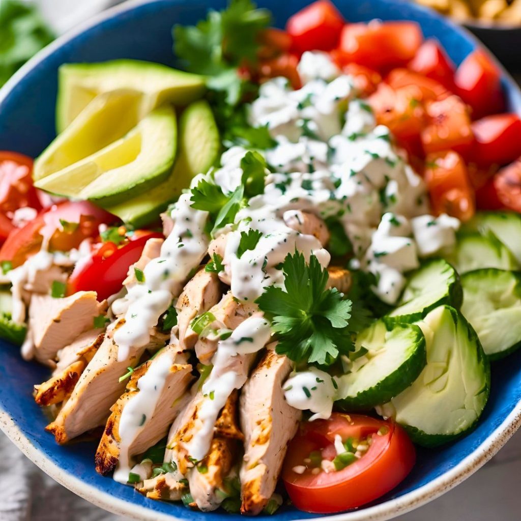 Chicken Gyro Bowls