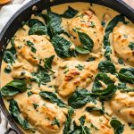 Creamy Garlic Chicken with Spinach