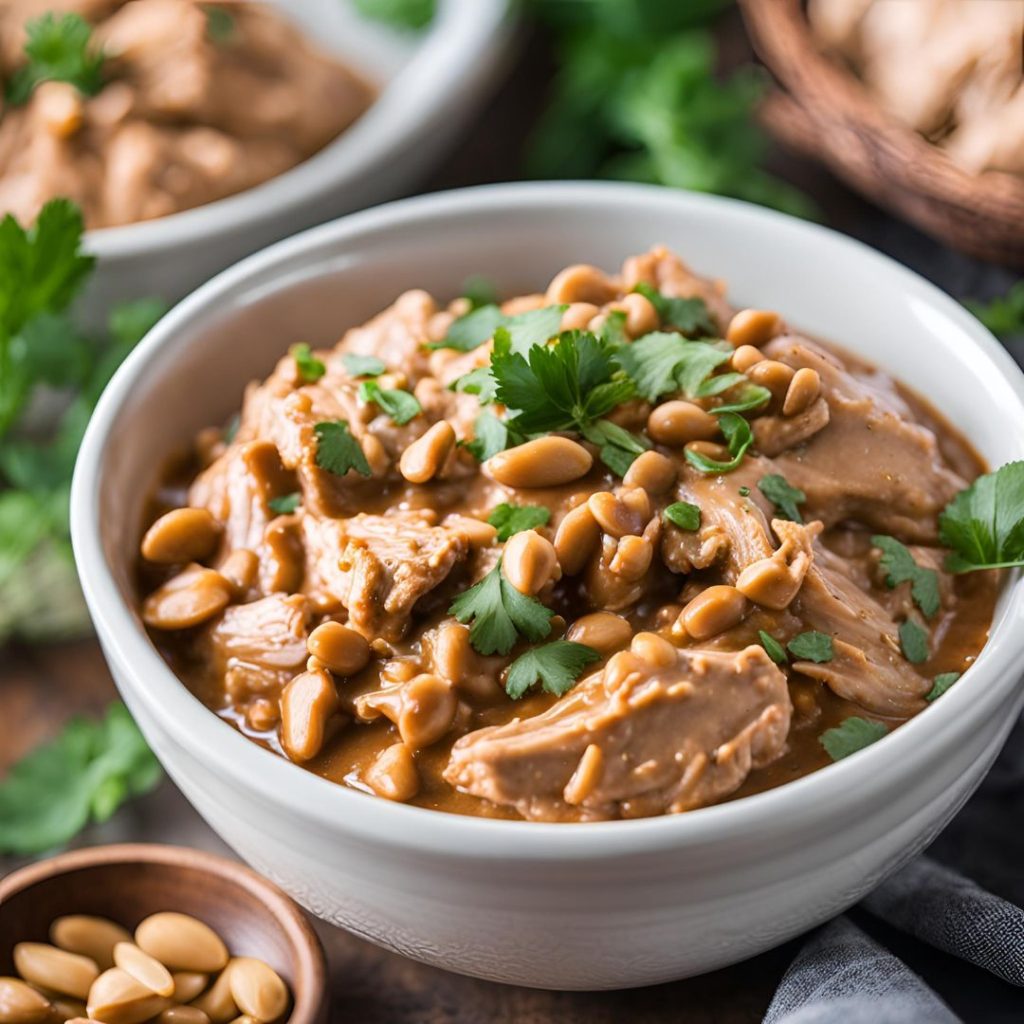 Crockpot Peanut Chicken