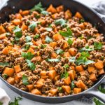 Ground Turkey Sweet Potato Skillet