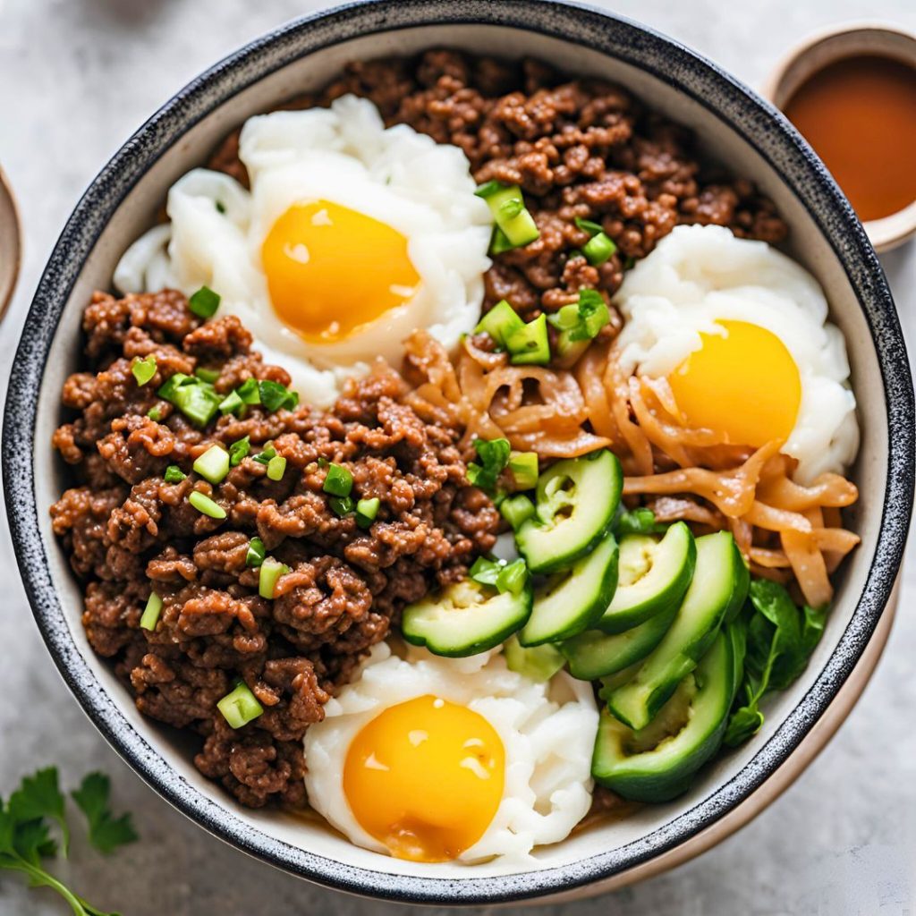 Korean Ground Beef Bowl