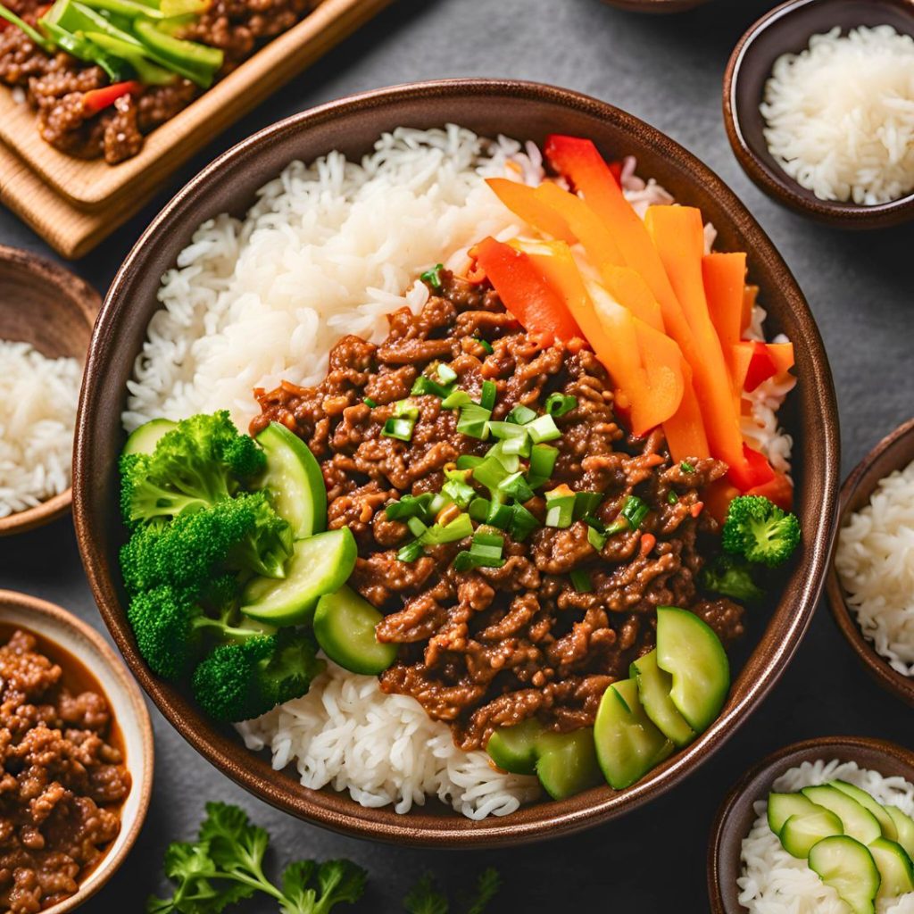 Korean Ground Beef Bowl