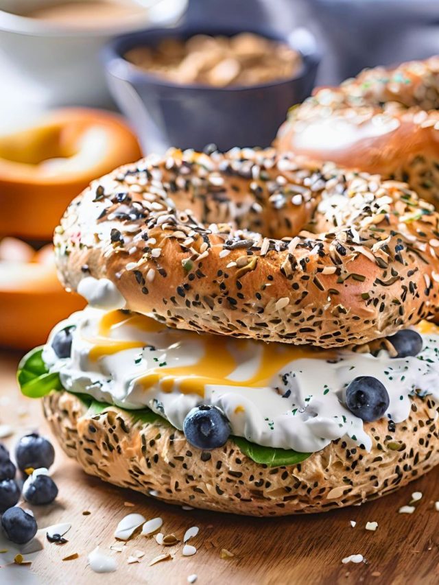 Protein Bagels with Greek Yogurt