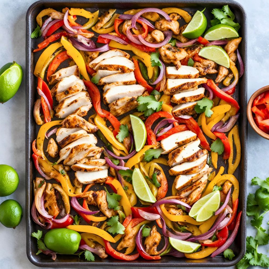 Sheet Pan Chicken Fajitas