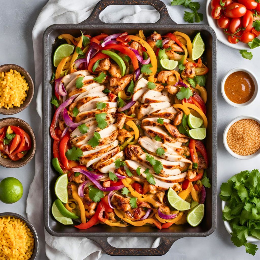 Sheet Pan Chicken Fajitas