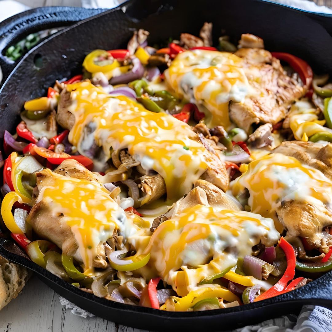 Chicken Cheesesteak Skillet