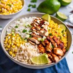 Street Corn Chicken Rice Bowl