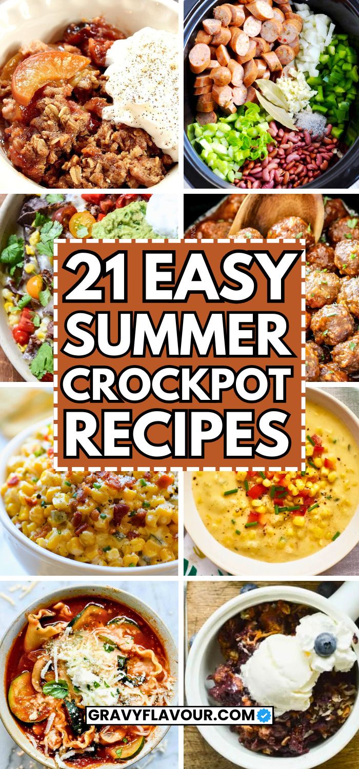21 Easy Summer Crockpot Recipes