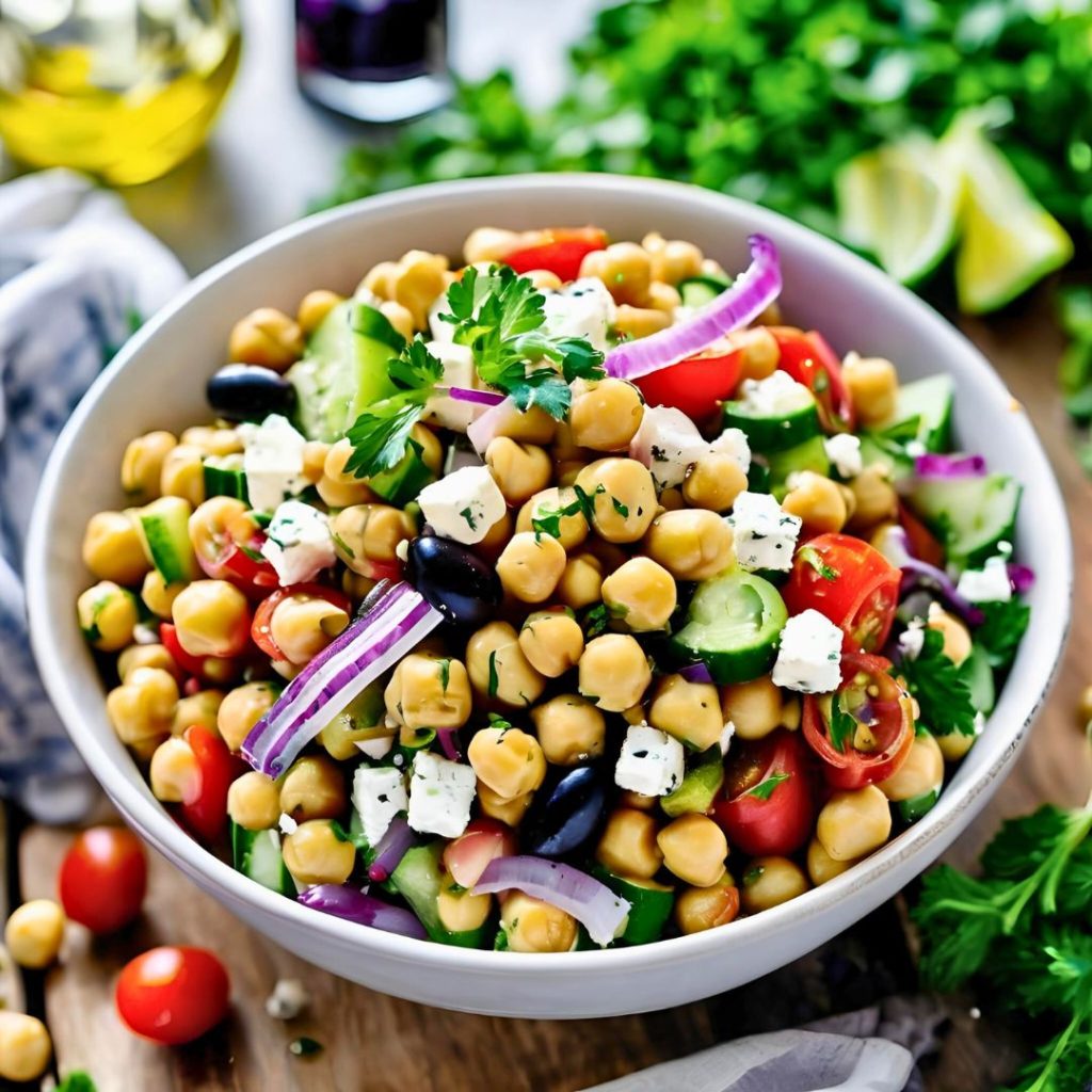 Mediterranean Chickpea Salad