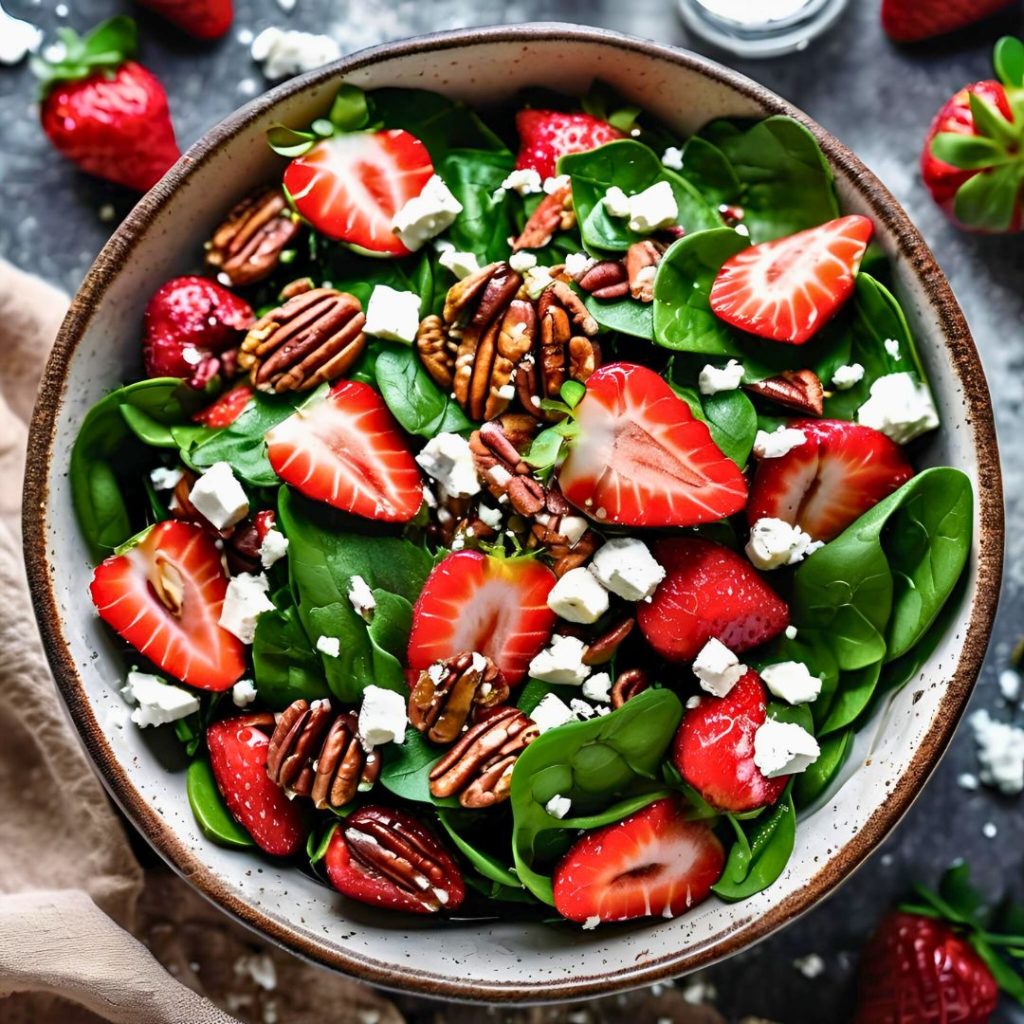 Strawberry Spinach Salad