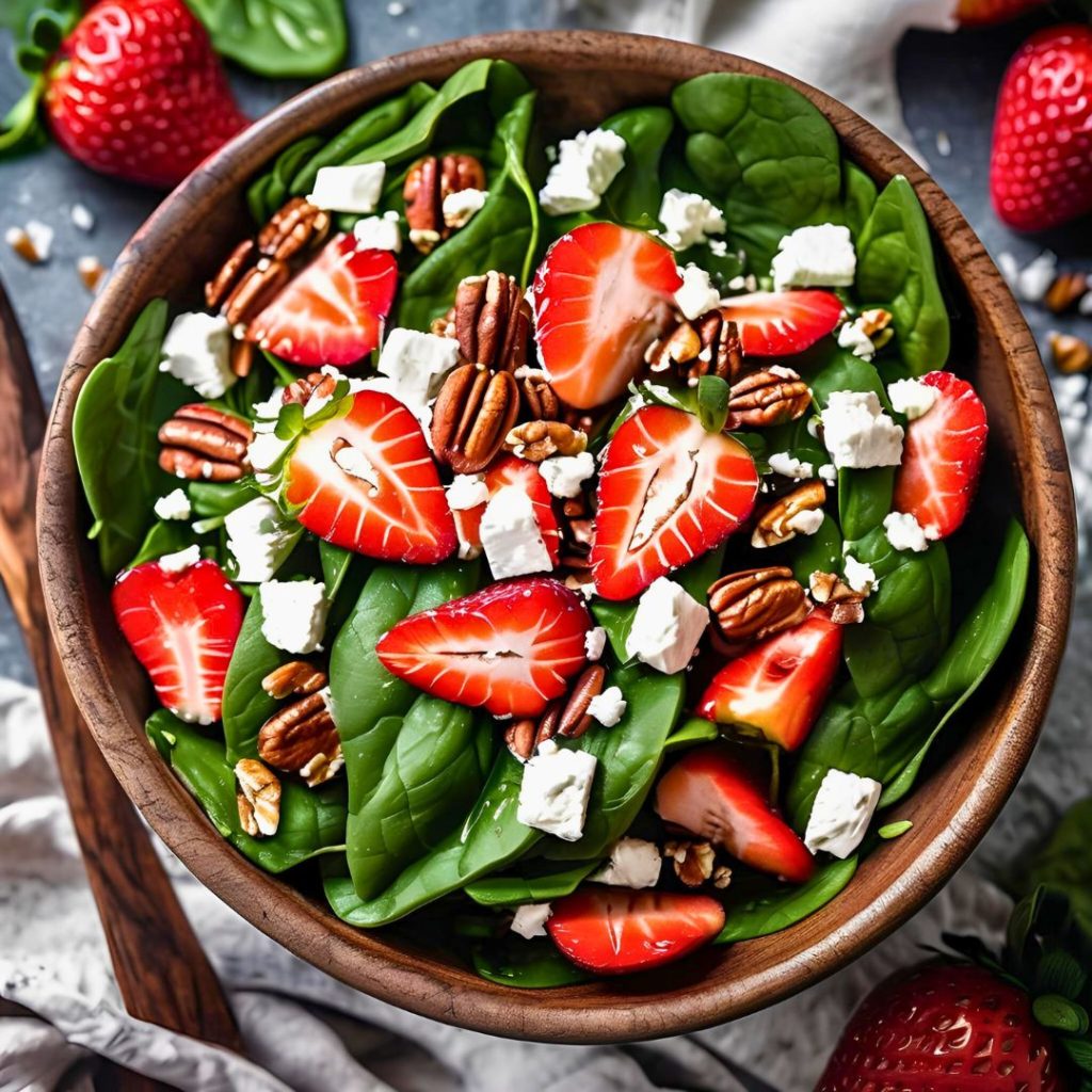 Strawberry Spinach Salad