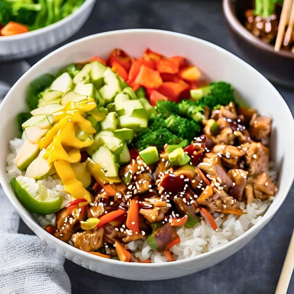 Teriyaki Turkey Rice Bowls
