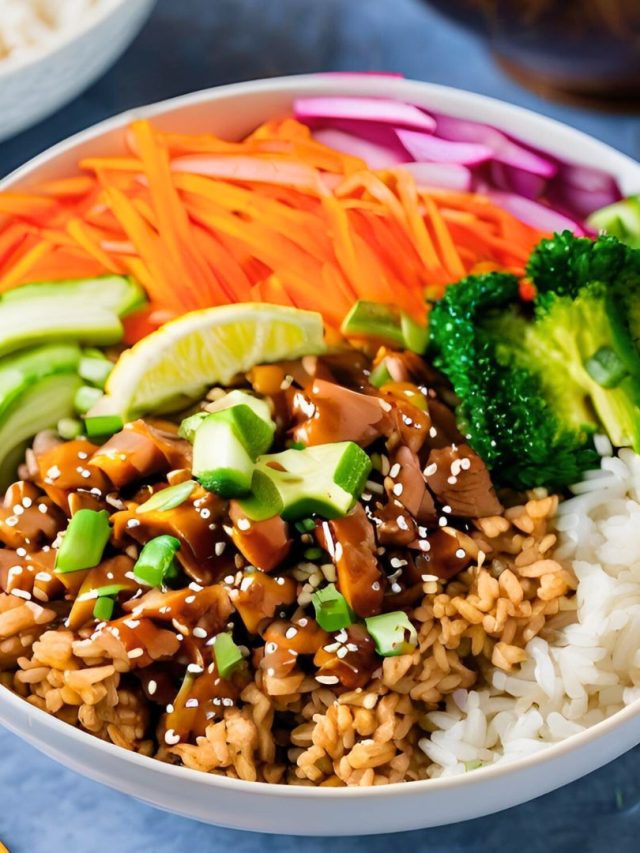 Teriyaki Turkey Rice Bowls