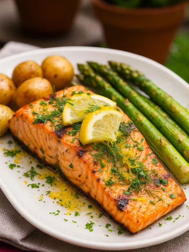 Lemon Herb Grilled Salmon