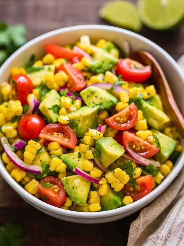 Avocado Corn Tomato Salad