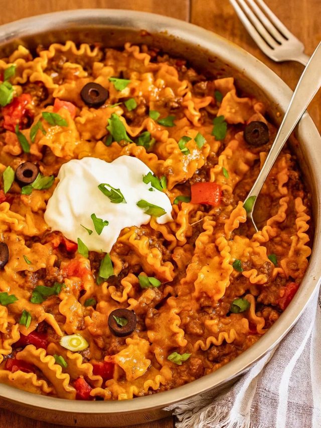Cheesy Taco Pasta