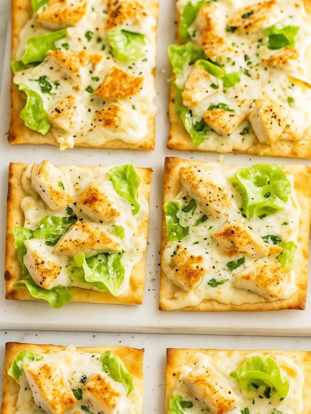 Chicken Caesar Flatbread