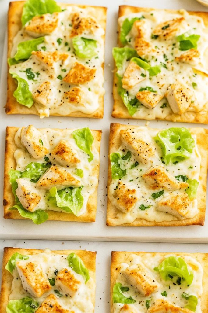 Chicken Caesar Flatbread