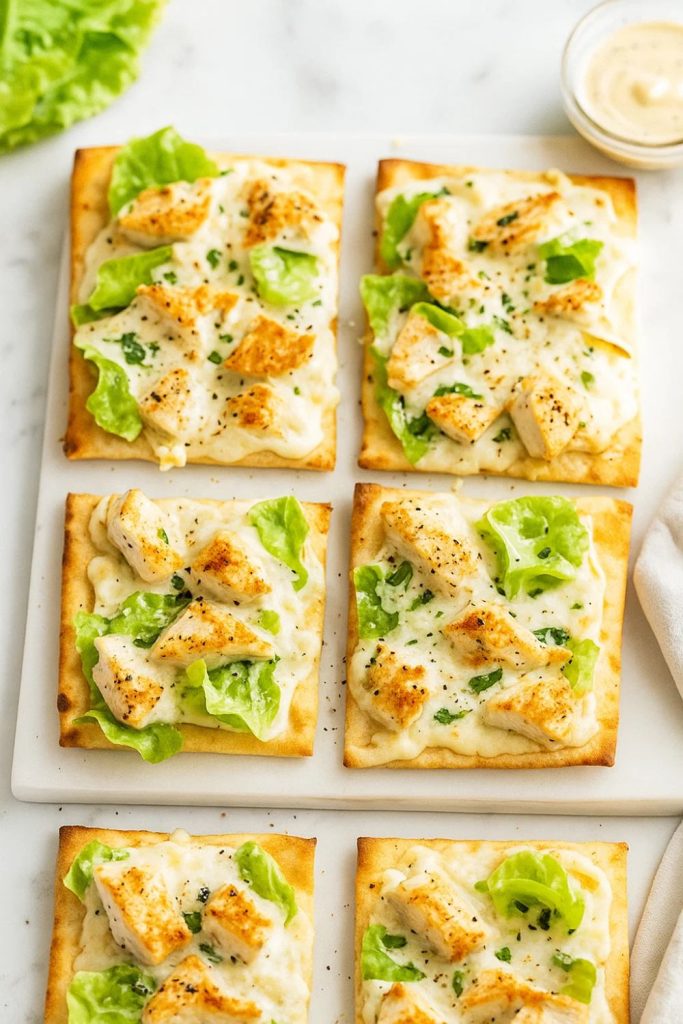 Chicken Caesar Flatbread