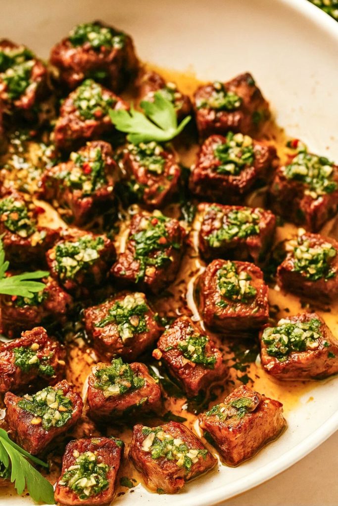 Chimichurri Steak Bites