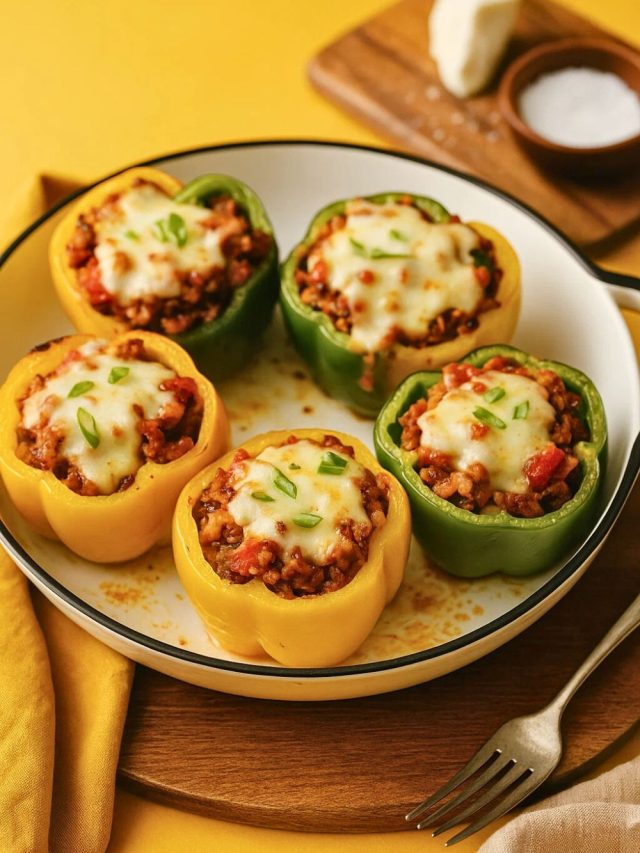 Chorizo Stuffed Bell Peppers