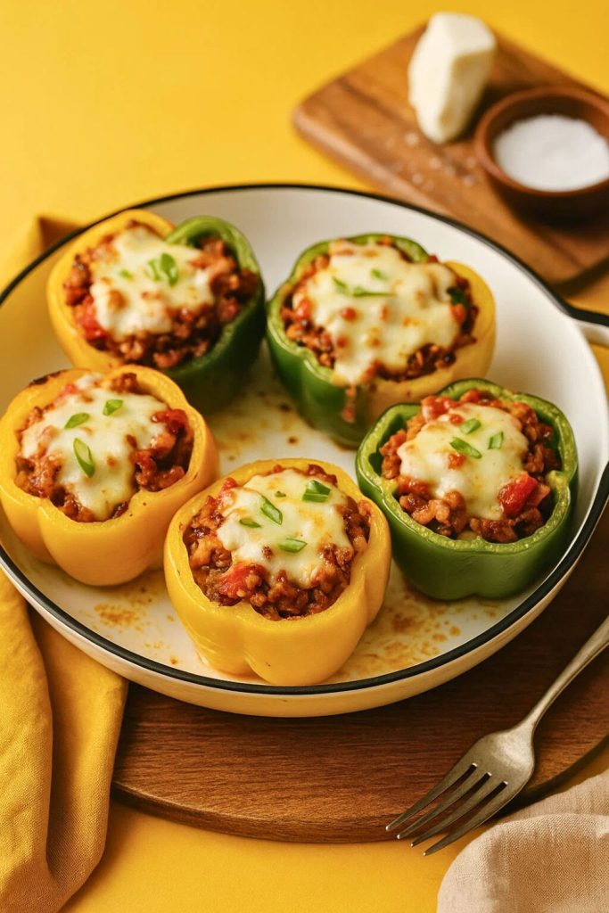 Chorizo Stuffed Bell Peppers