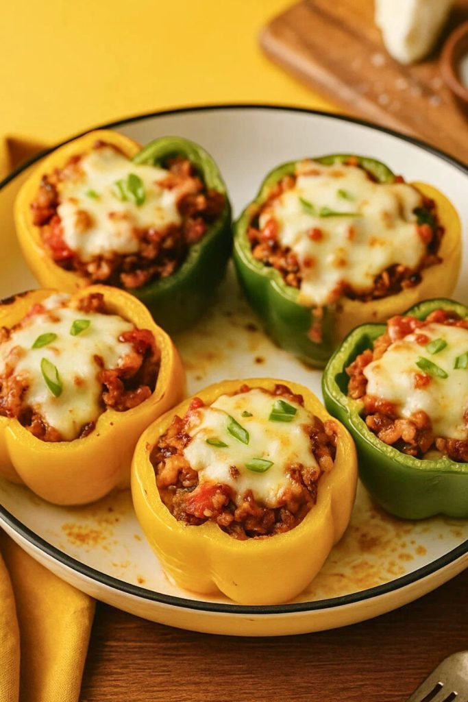 Chorizo Stuffed Bell Peppers