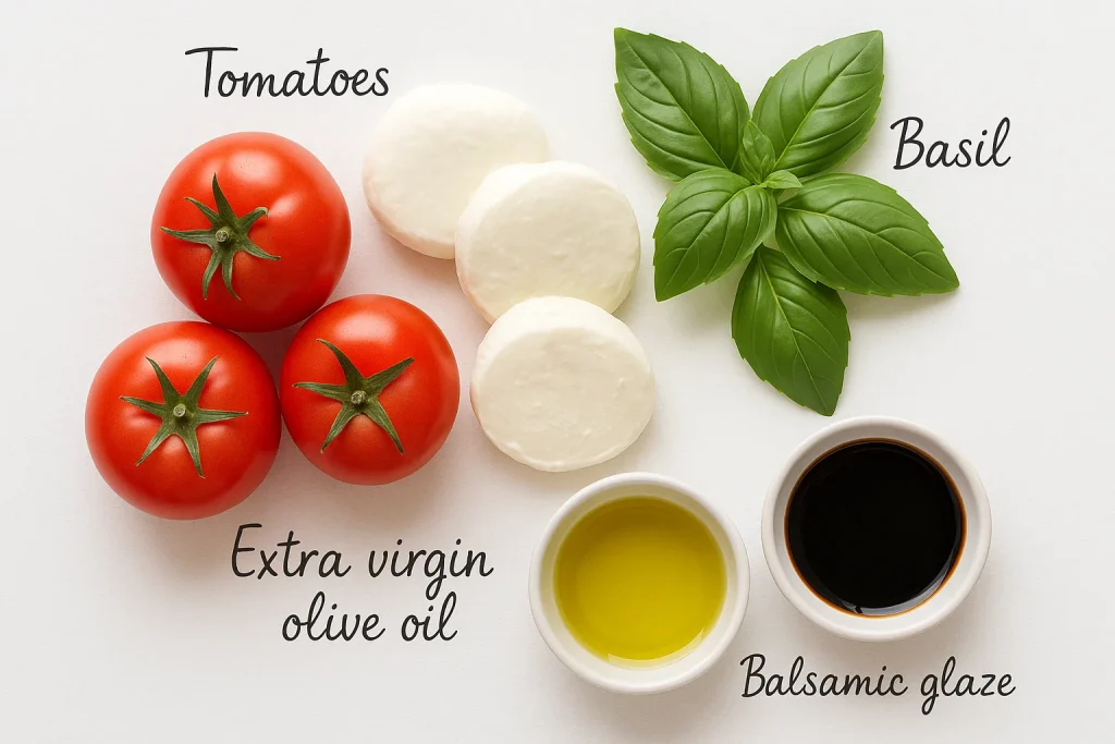 Classic Caprese Salad Ingredients
