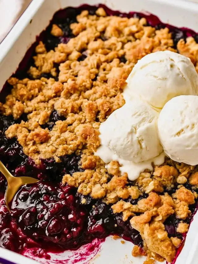 Blueberry Crisp