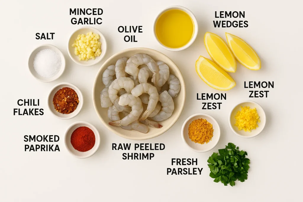Grilled Shrimp Skewers Ingredients