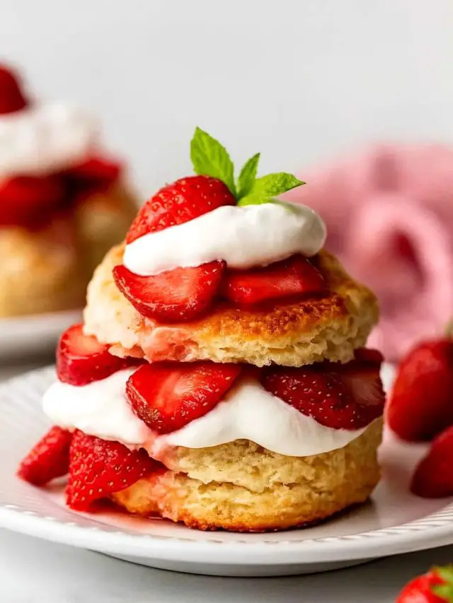 Homemade Strawberry Shortcake