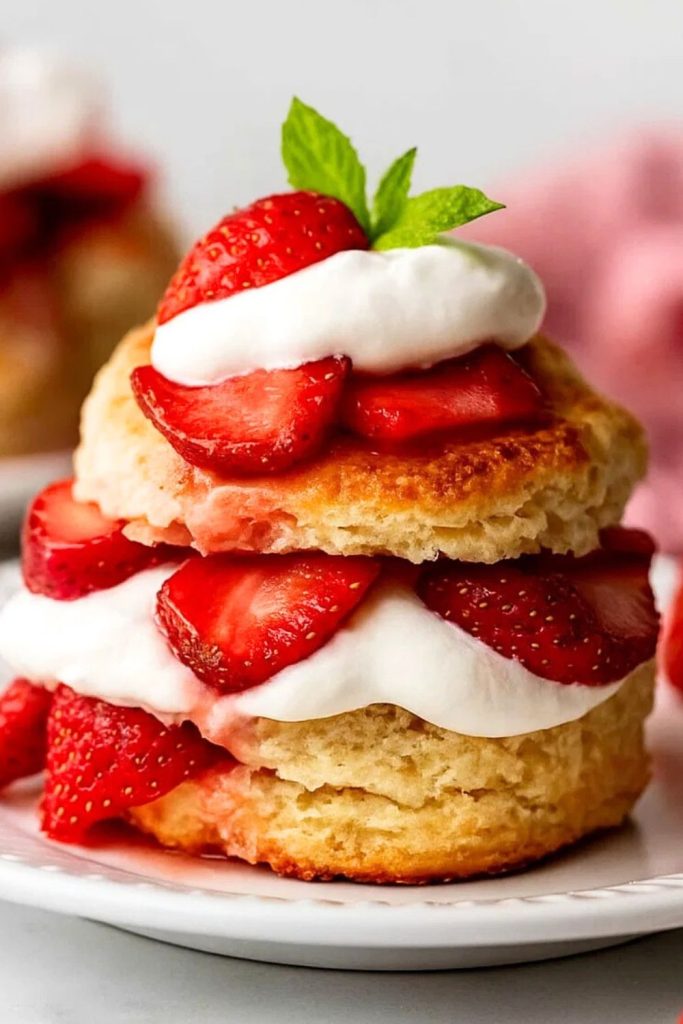 Homemade Strawberry Shortcake
