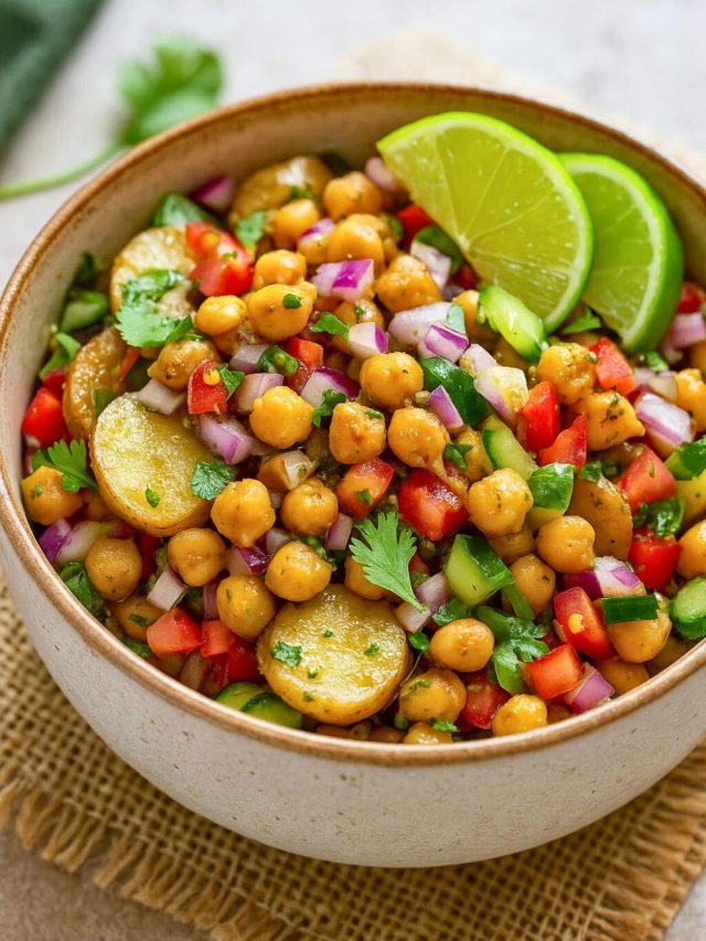 Potato Chickpea Salad